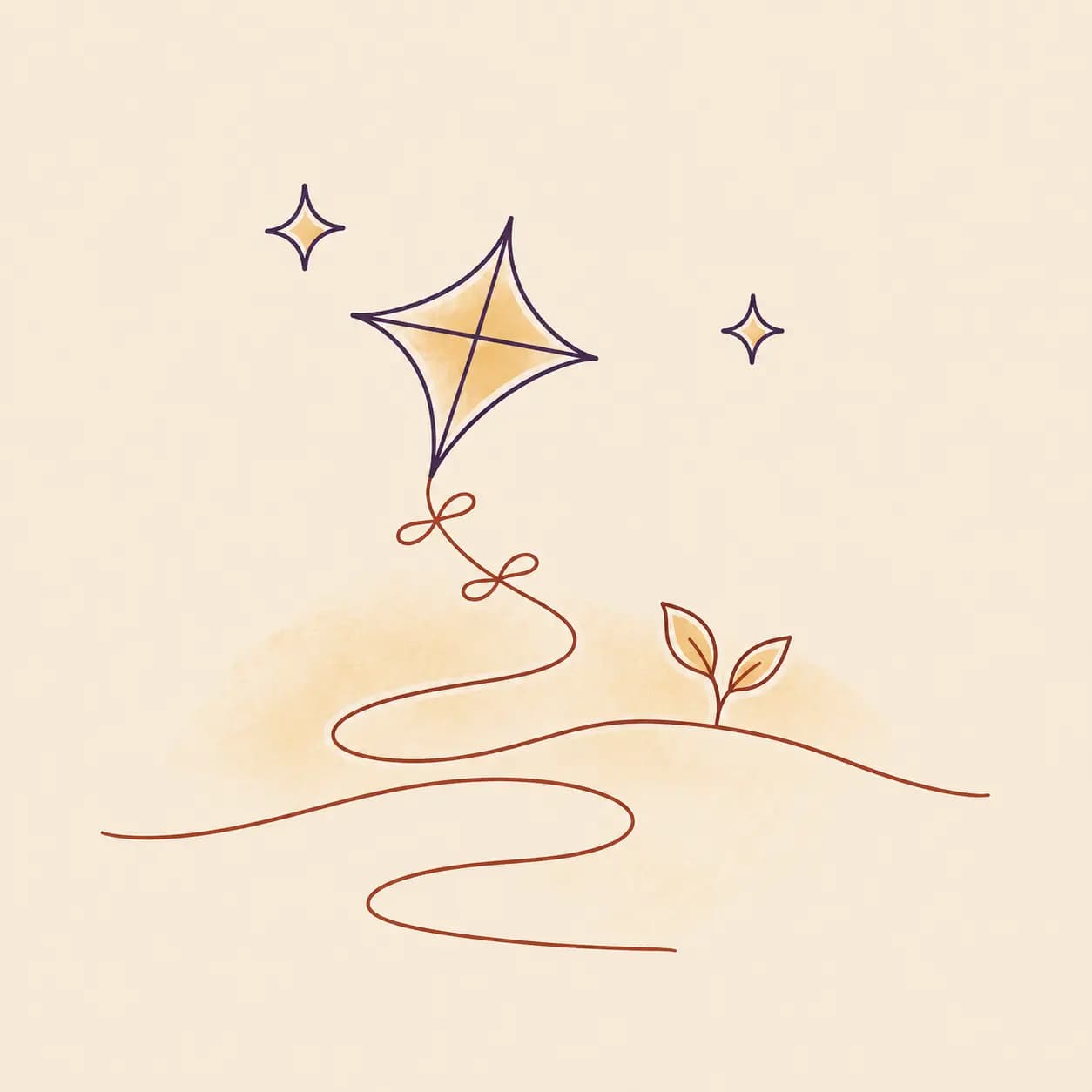 Two smiling children leaping with arms outstretched