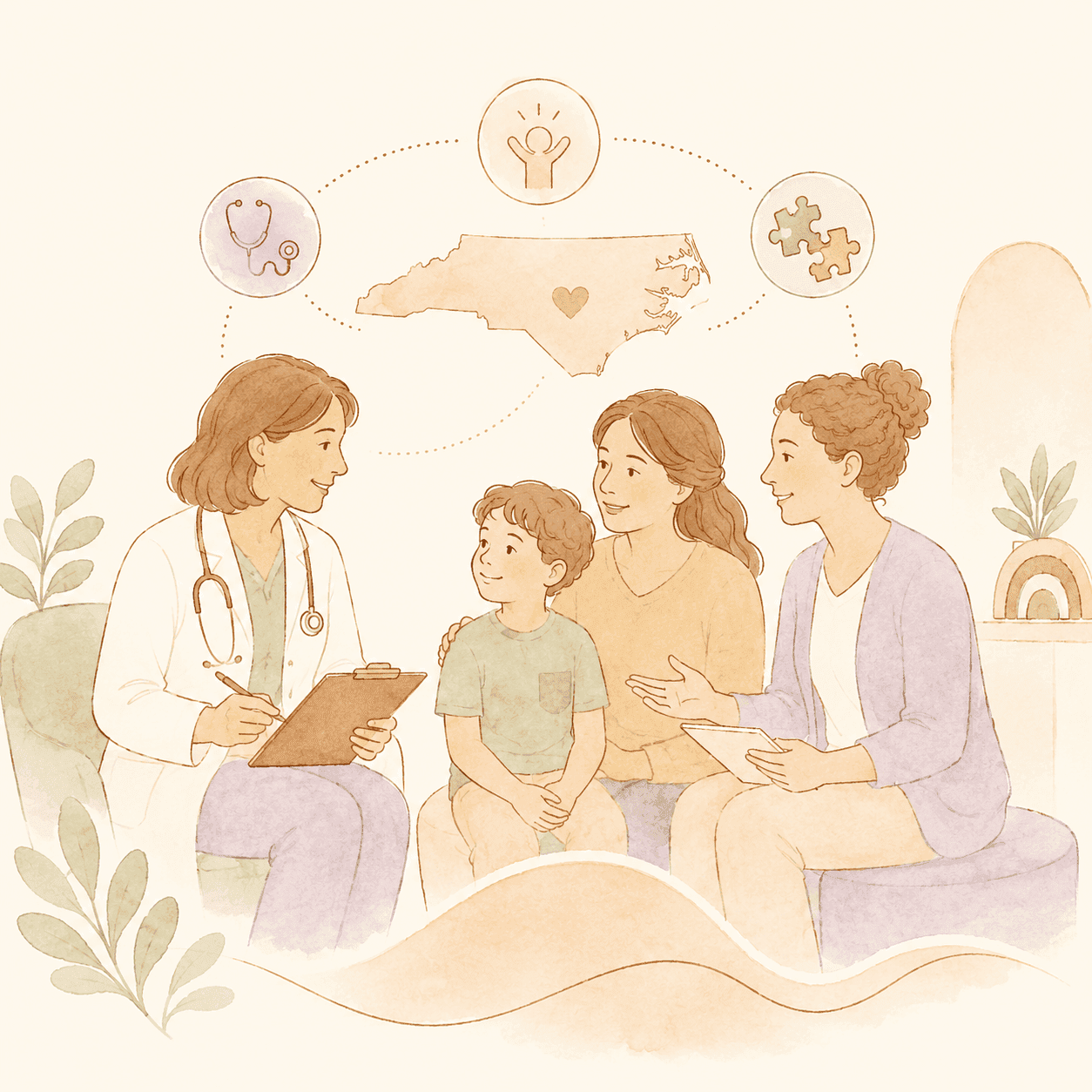 How Pediatricians and ABA Therapists Work Together in North Carolina